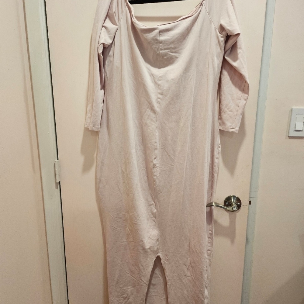 SKIMS Soft Pink Long Sleeve Dress - Picture 2 of 3